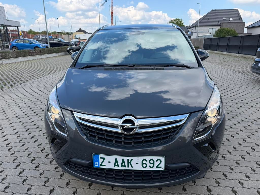 Opel Zafira 1.6 tdci km 98000 km jaar 2016, Euro 6, Bedrijf, 5 deurs, Zilver of Grijs