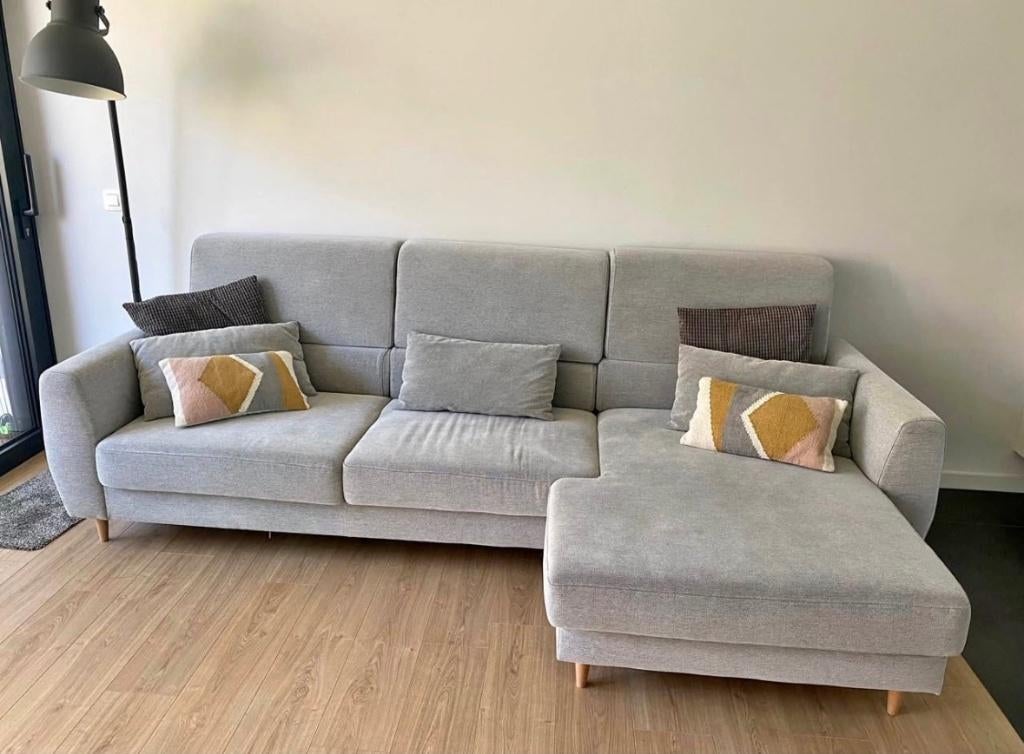 Zetel driezit met longchair, Enlèvement, Neuf