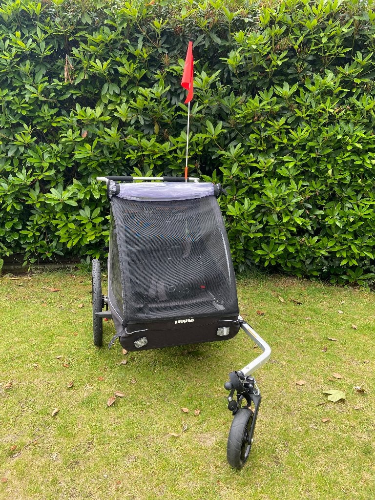 Thule fietskar coaster XT, Ophalen, Opvouwbaar, Zo goed als nieuw, 40 tot 60 kg
