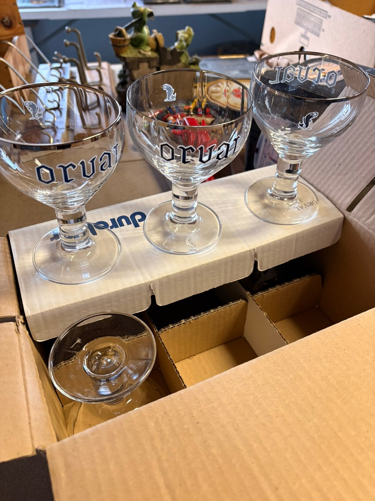 *** DEGUSTATIEGLAZEN ORVAL 15CL IN DOOS ***, Verzamelen, Ophalen, Nieuw