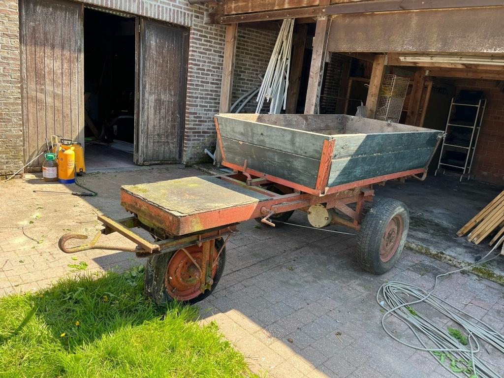oude boerenkar, Enlèvement, Transport