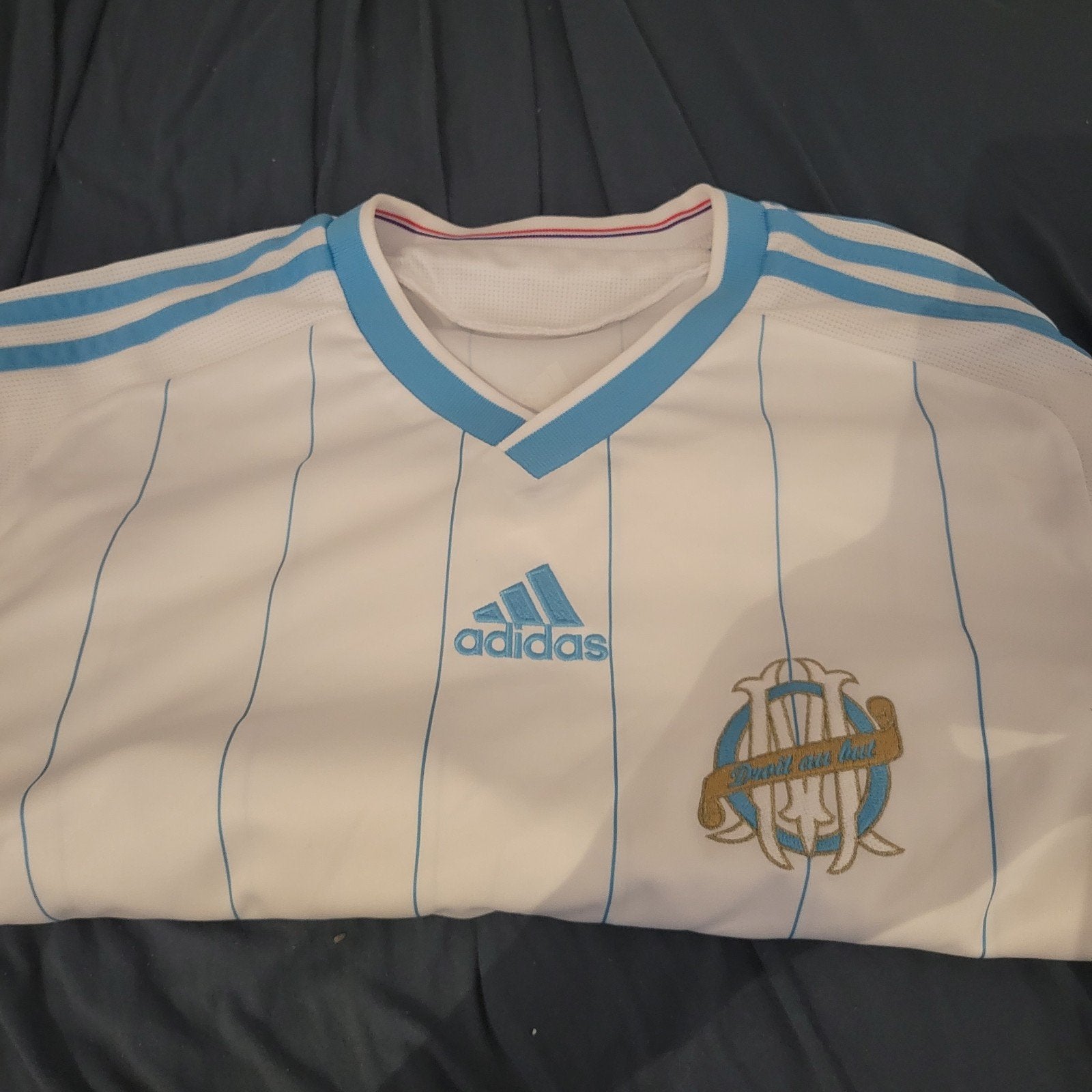 maillot de Marseille 2009-2010, Enlèvement ou Envoi, Taille 56/58 (XL), Comme neuf, Adidas