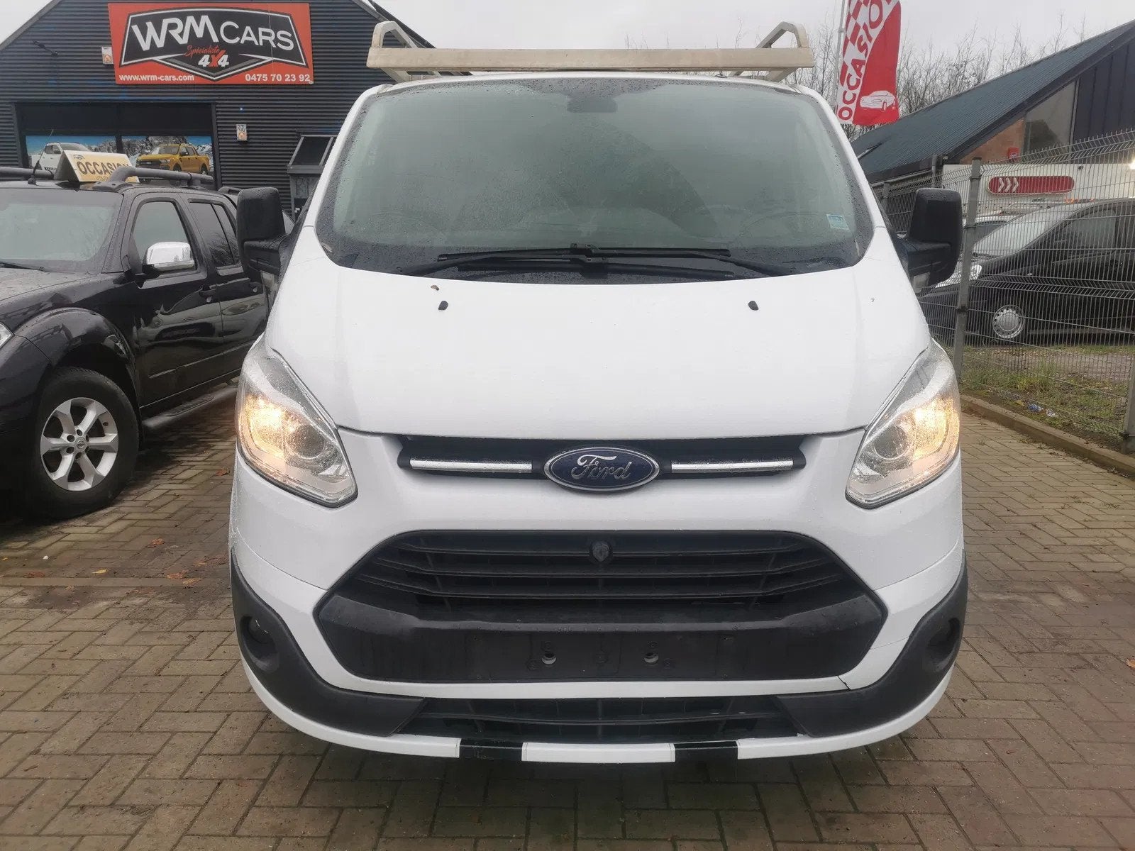 Ford Transit Custom (bj 2017), Stof, Gebruikt, Zwart, 4 cilinders