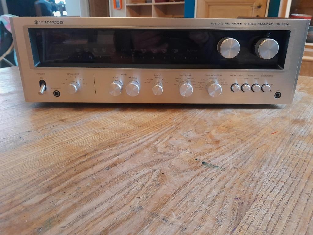 vintage Kenwood versterker, Audio, Tv en Foto, Versterkers en Ontvangers, Overige merken, Gebruikt, Ophalen of Verzenden, Minder dan 60 watt