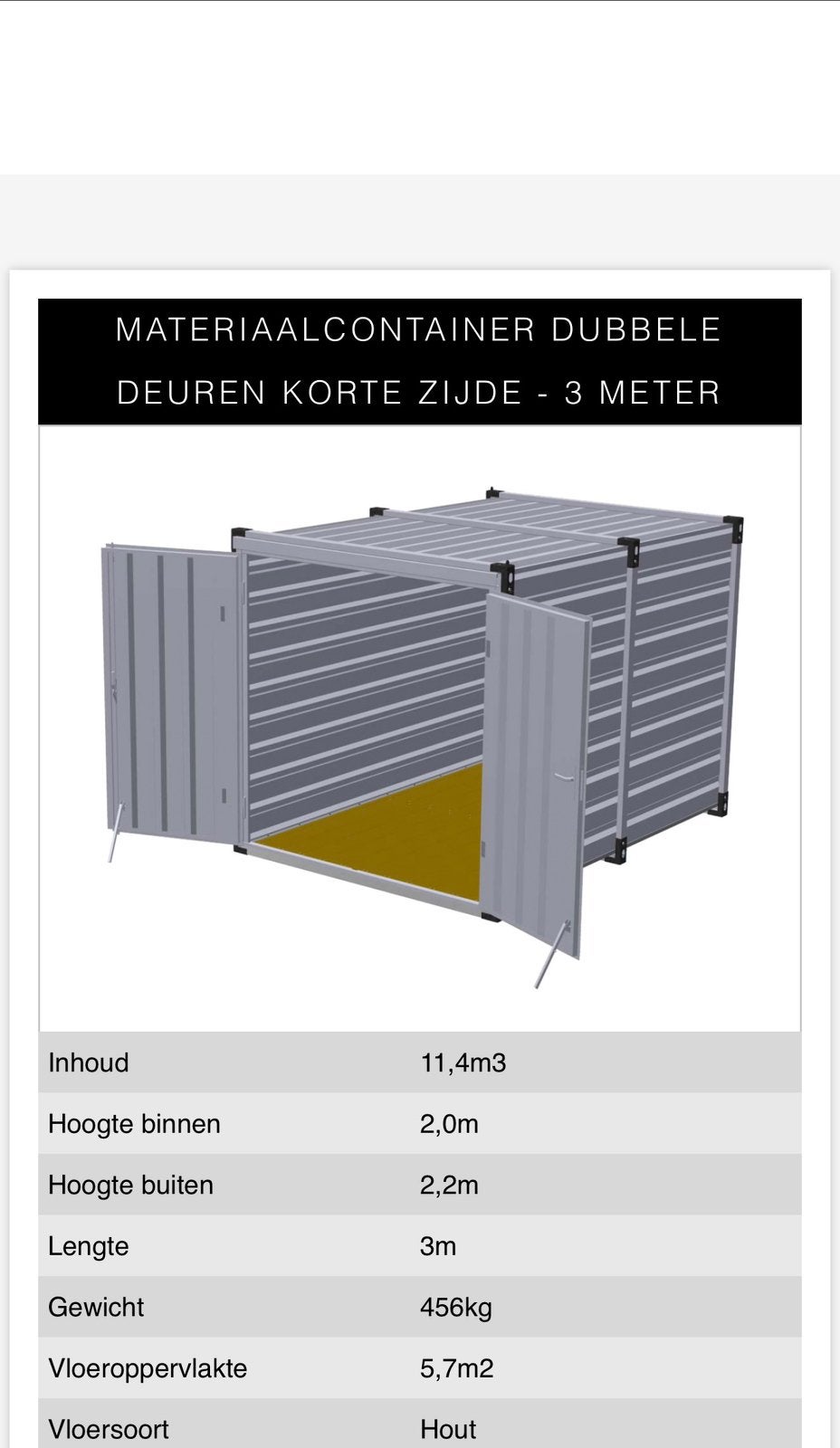 Container, Ophalen