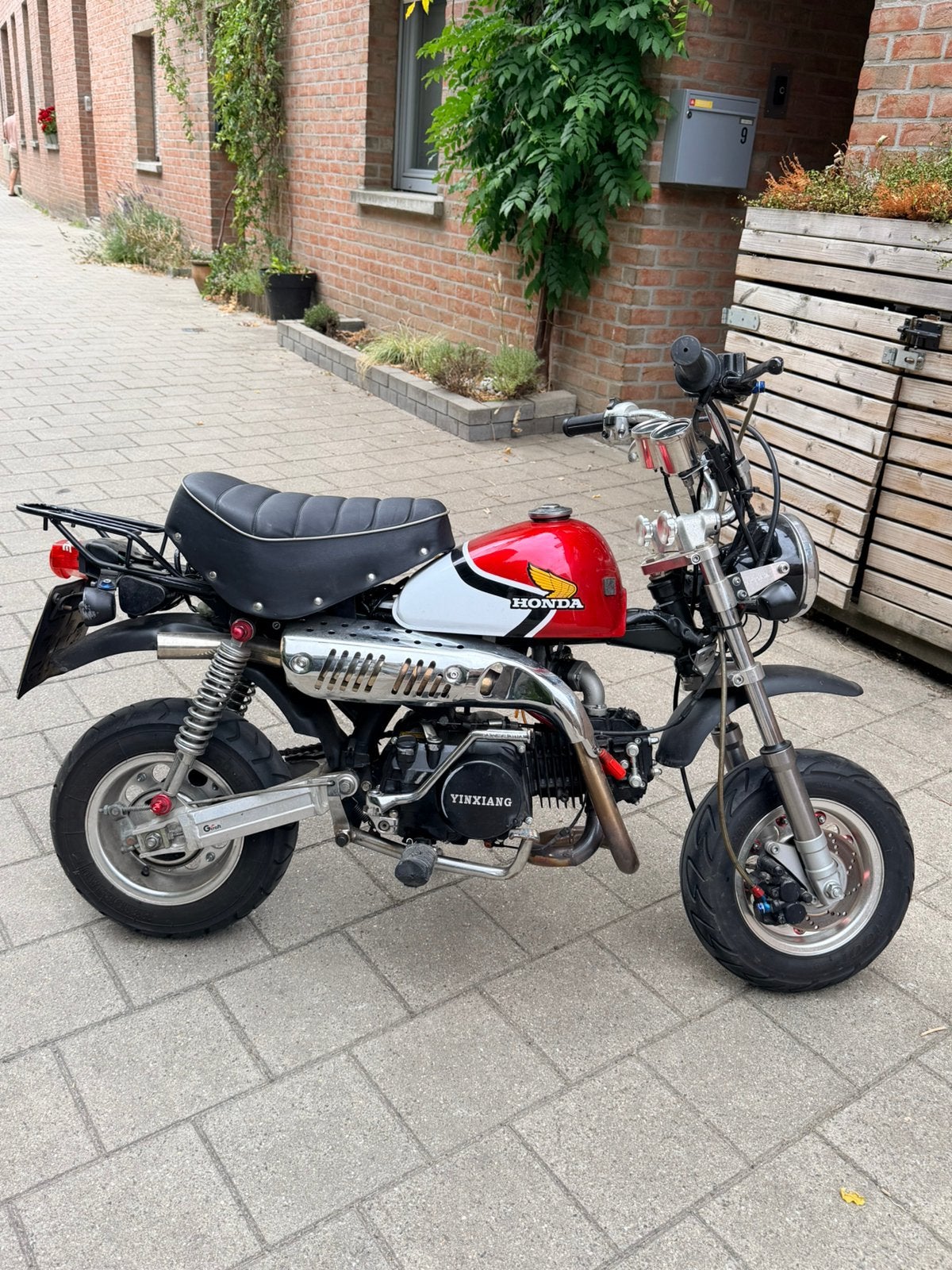 Honda Monkey Custom - 140cc - incl. papieren, Vélos & Vélomoteurs, Cyclomoteurs | Honda, Enlèvement, Utilisé