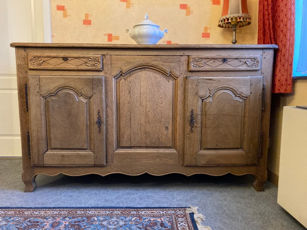 Buffet ancien en chêne, Enlèvement, Utilisé, Chêne