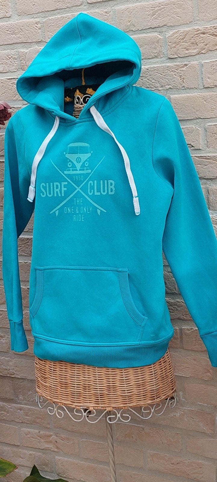 swaeter maat m/l van one 49cm van oksel tot oksel, Maat 38/40 (M), Ophalen of Verzenden, Zo goed als nieuw, Blauw