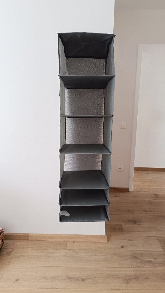 Rangement suspendu en tissu à 6 compartiments, Enlèvement, Comme neuf