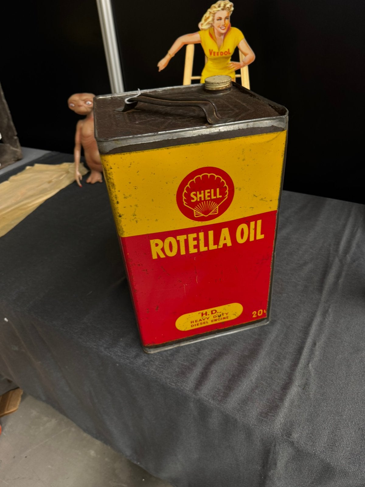Grand bidon d'huile SHELL 20 litres, Collections, Enlèvement ou Envoi, Utilisé, Autre, Autres marques