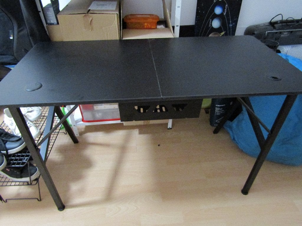 table de gamer avec porte gobelet et porte casque, Enlèvement, Utilisé, Table
