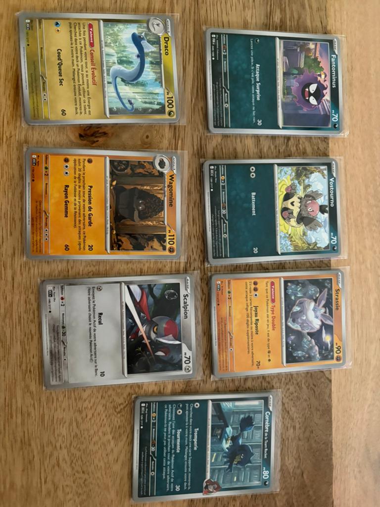 Cartes Pokémon, Ophalen of Verzenden, Zo goed als nieuw, Meerdere kaarten