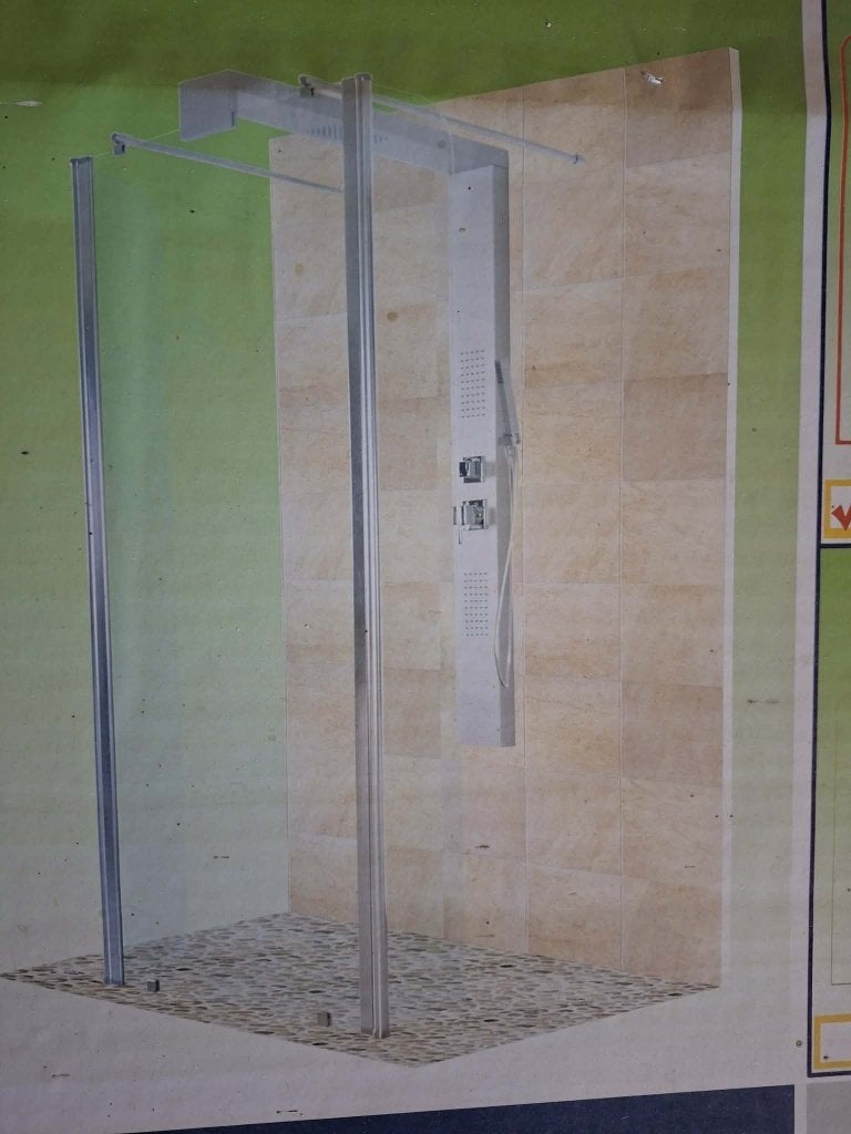 Glazen douchewand Aurlane move, Huis en Inrichting, Ophalen, Nieuw, Overige typen