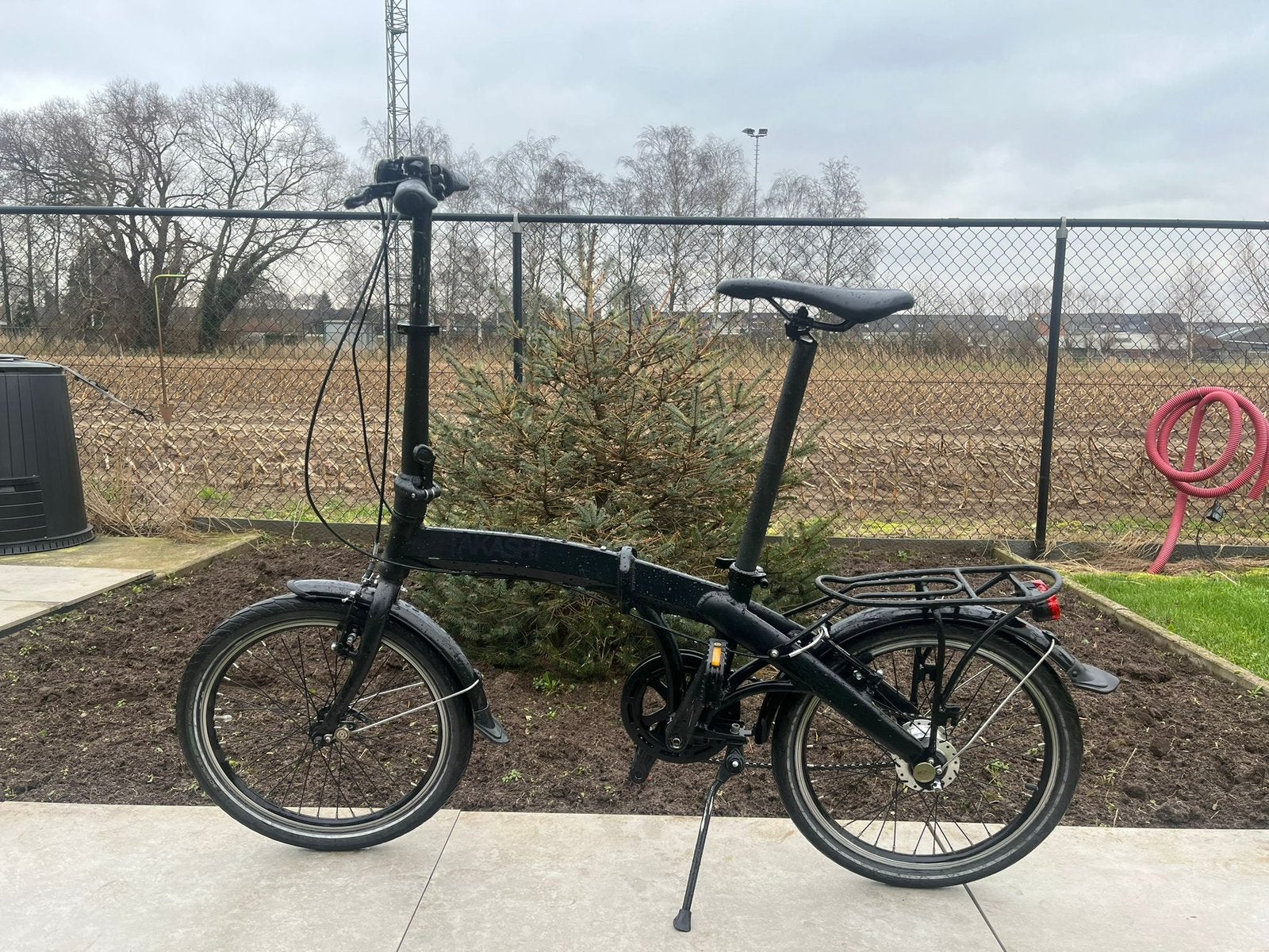 Plooifiets Takashi Seven, Fietsen en Brommers, Fietsen | Vouwfietsen, Gebruikt, Velgrem, 14 tot 16 inch, Versnellingen