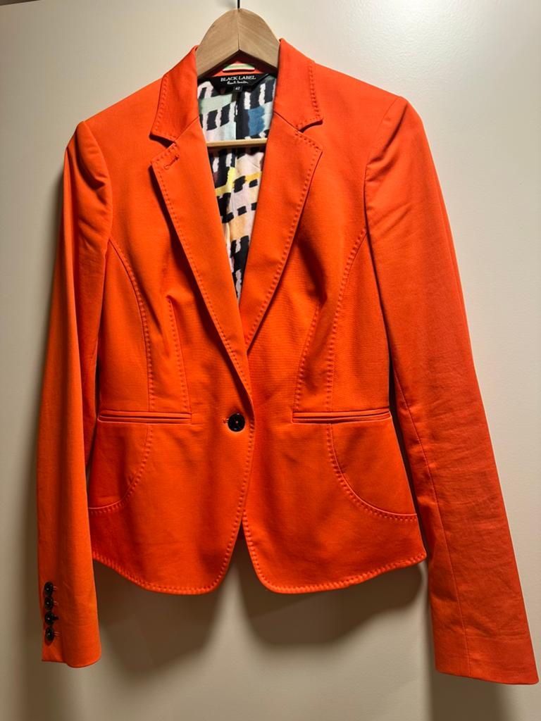 Blazer dames orange 36 Paul Smith, Ophalen, Zo goed als nieuw, Maat 36 (S), Oranje