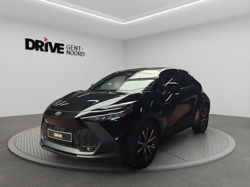 Toyota C-HR Hybrid 2WD e-CVT Dynamic Plus Mono-Tone, Stof, Gebruikt, Zwart, 4 cilinders