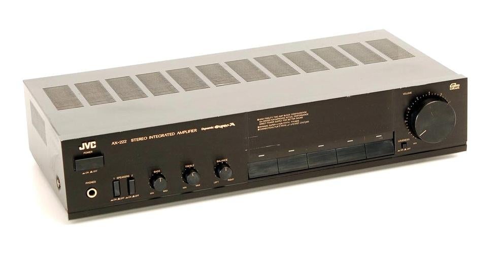 JVC AX-222 versterker phono ingang gereviseerd waarborg, Enlèvement, Utilisé, Moins de 60 watts, JVC