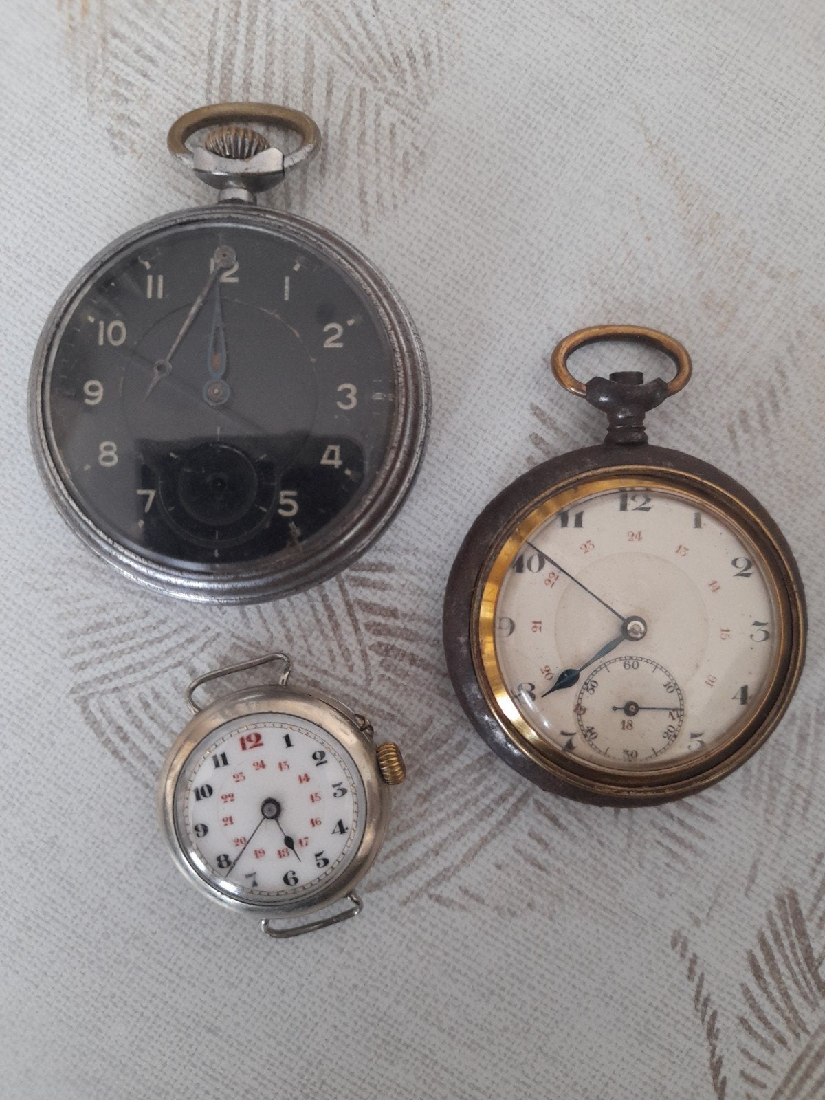 zakhorloges voor herstel of onderdelen, Enlèvement