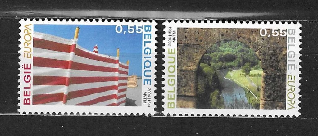 Belgique OPC 3291-92 Vacances en Europe **, Neuf, Enlèvement ou Envoi, Non oblitéré, Europe