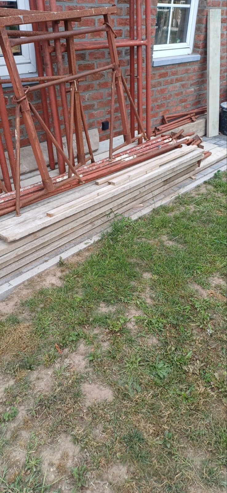 metsel stelling, Ophalen, Gebruikt, Gevelsteiger, 2 tot 5 meter