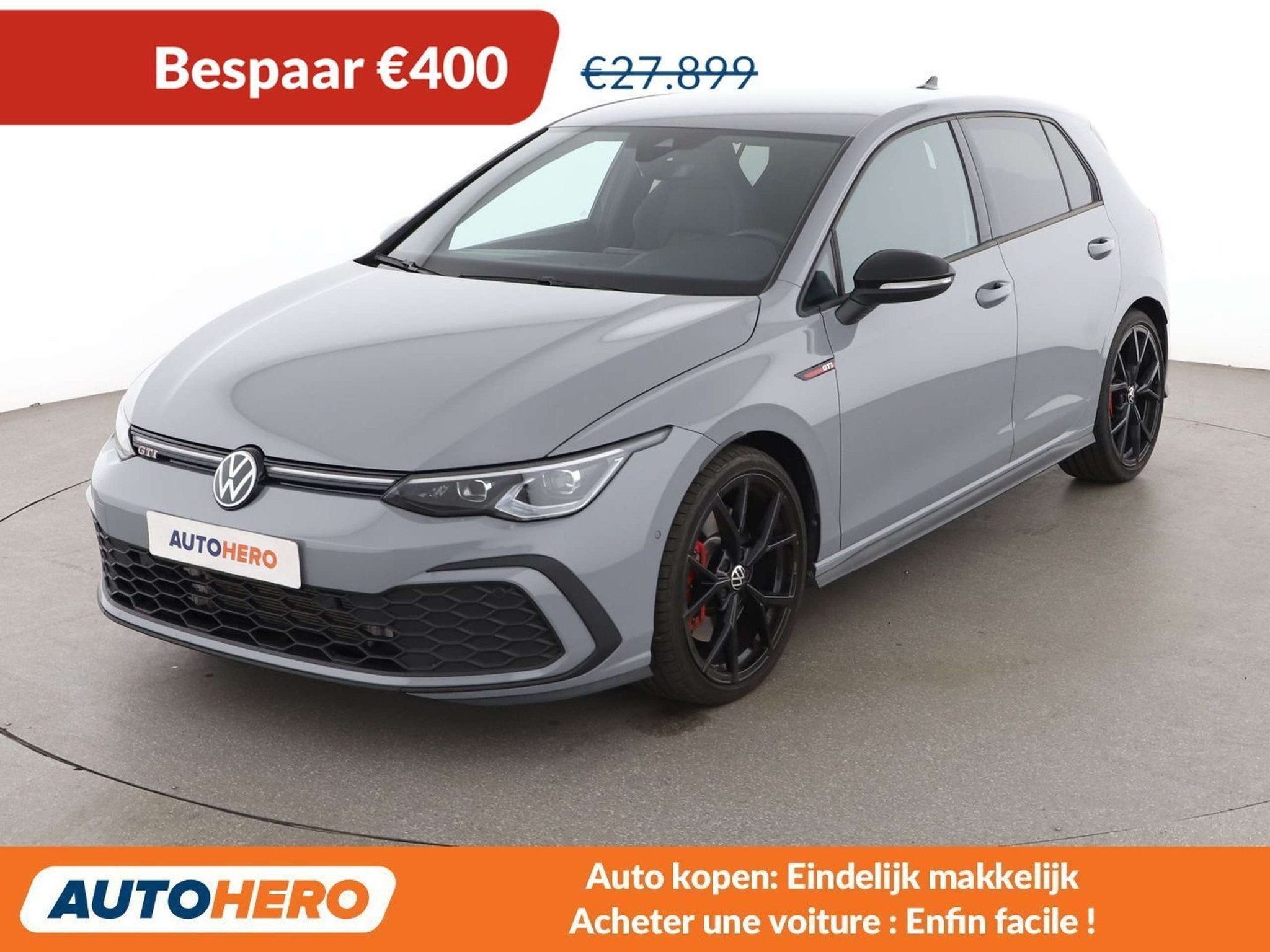 Volkswagen Golf 2.0 TSI GTI (année de construction 2022), Argent ou Gris, Achat, Euro 6, 5 portes