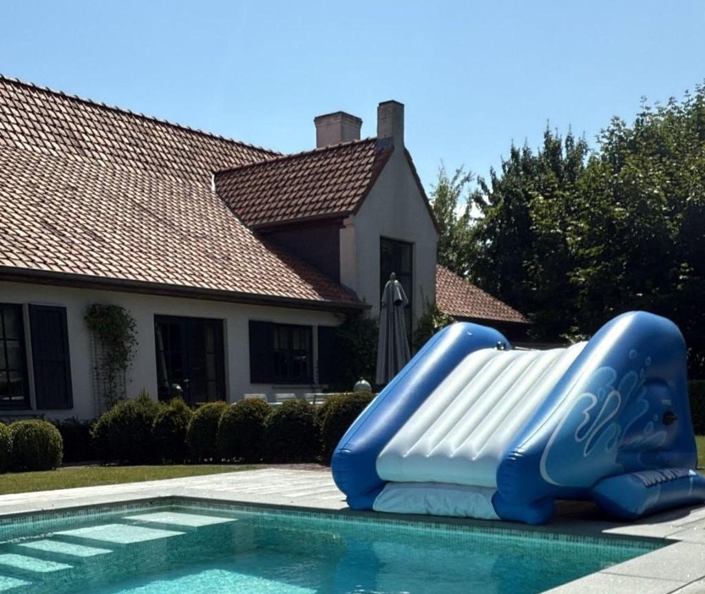 Intex Kool Splash Waterglijbaan 333x206x117cm, Kinderen en Baby's, Speelgoed | Buiten | Opblaasfiguren, Ophalen, Gebruikt