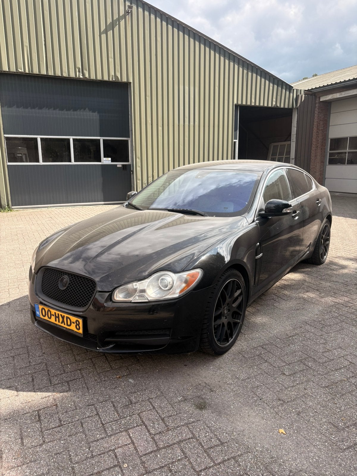 Jaguar xf 2.7D 2009, Auto's, Volvo, Automaat, Zwart, Leder, 5 deurs