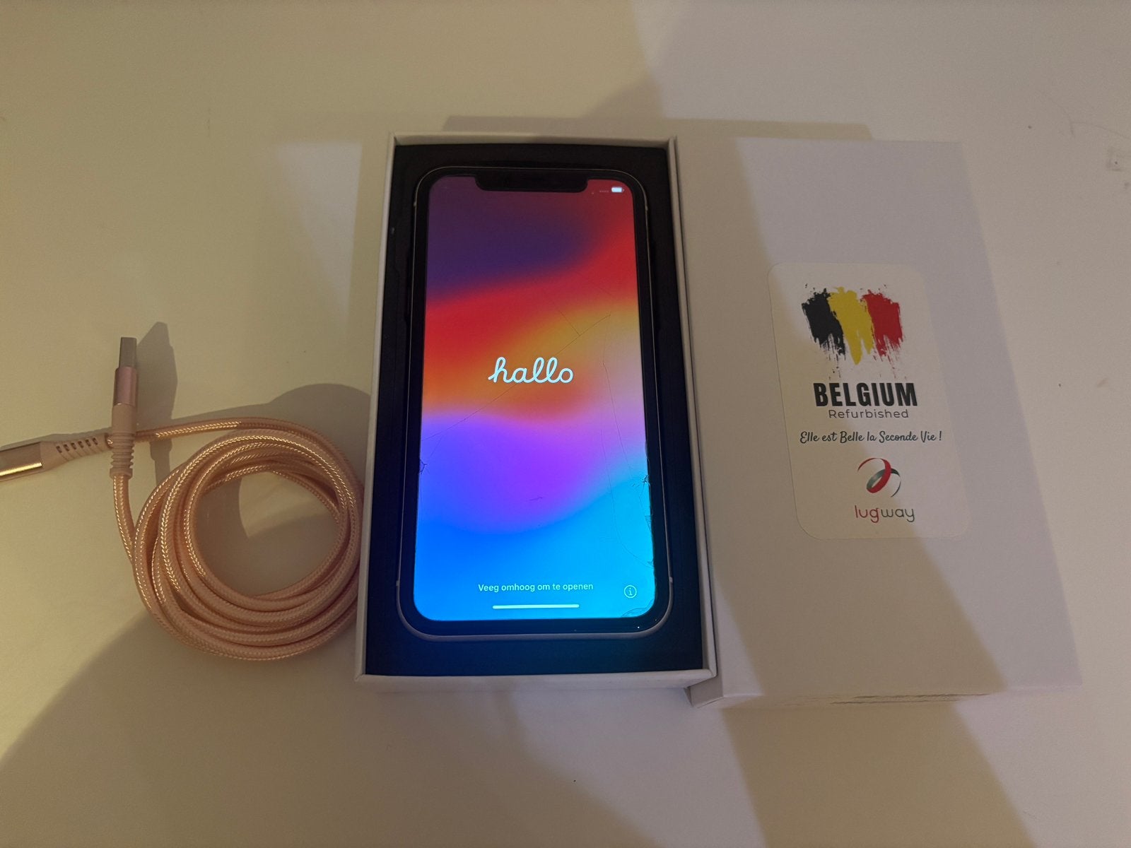 Iphone 11 blanc 64go, Télécoms, Avec simlock (verrouillage SIM), 73 %, Enlèvement, 64 GB
