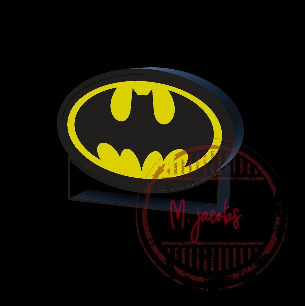 Deze Batman reclamebak heeft ingebouwde led verlichting., Verzamelen, Ophalen of Verzenden, Nieuw, Lichtbak of (neon) lamp