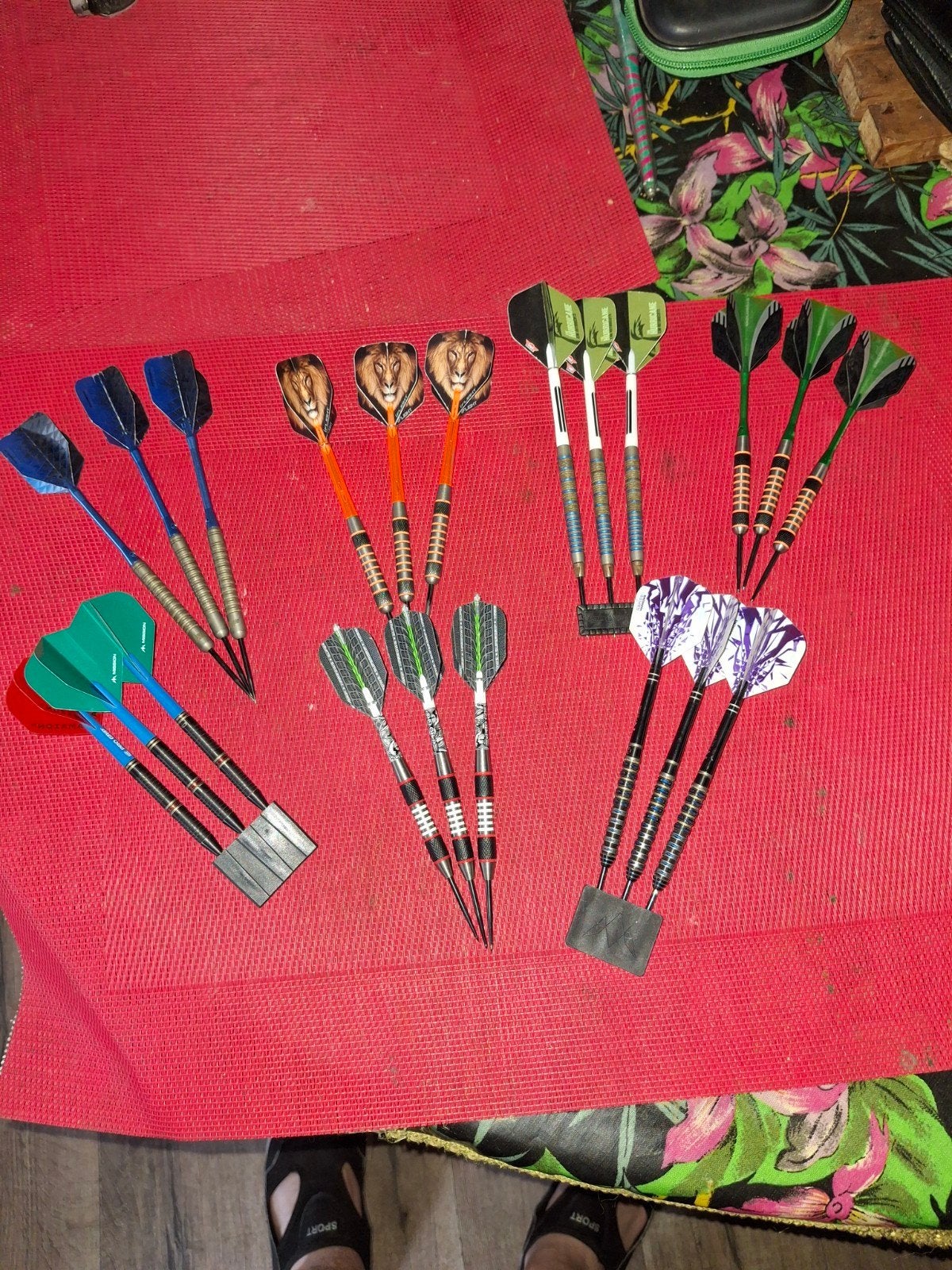 Darts pijlen te koop 22g 3 26  3. 23g 1, Ophalen, Pijlen