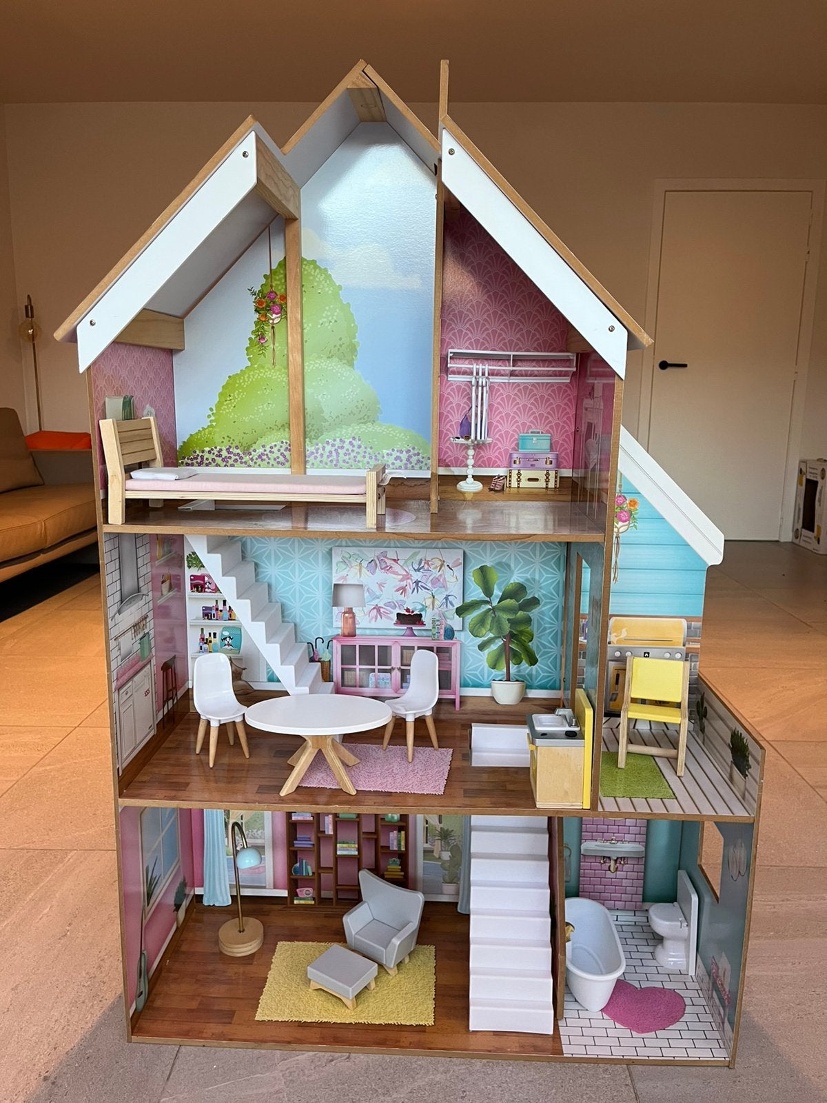 KidKraft Juliette Poppenhuis, Ophalen, Gebruikt, Poppenhuis