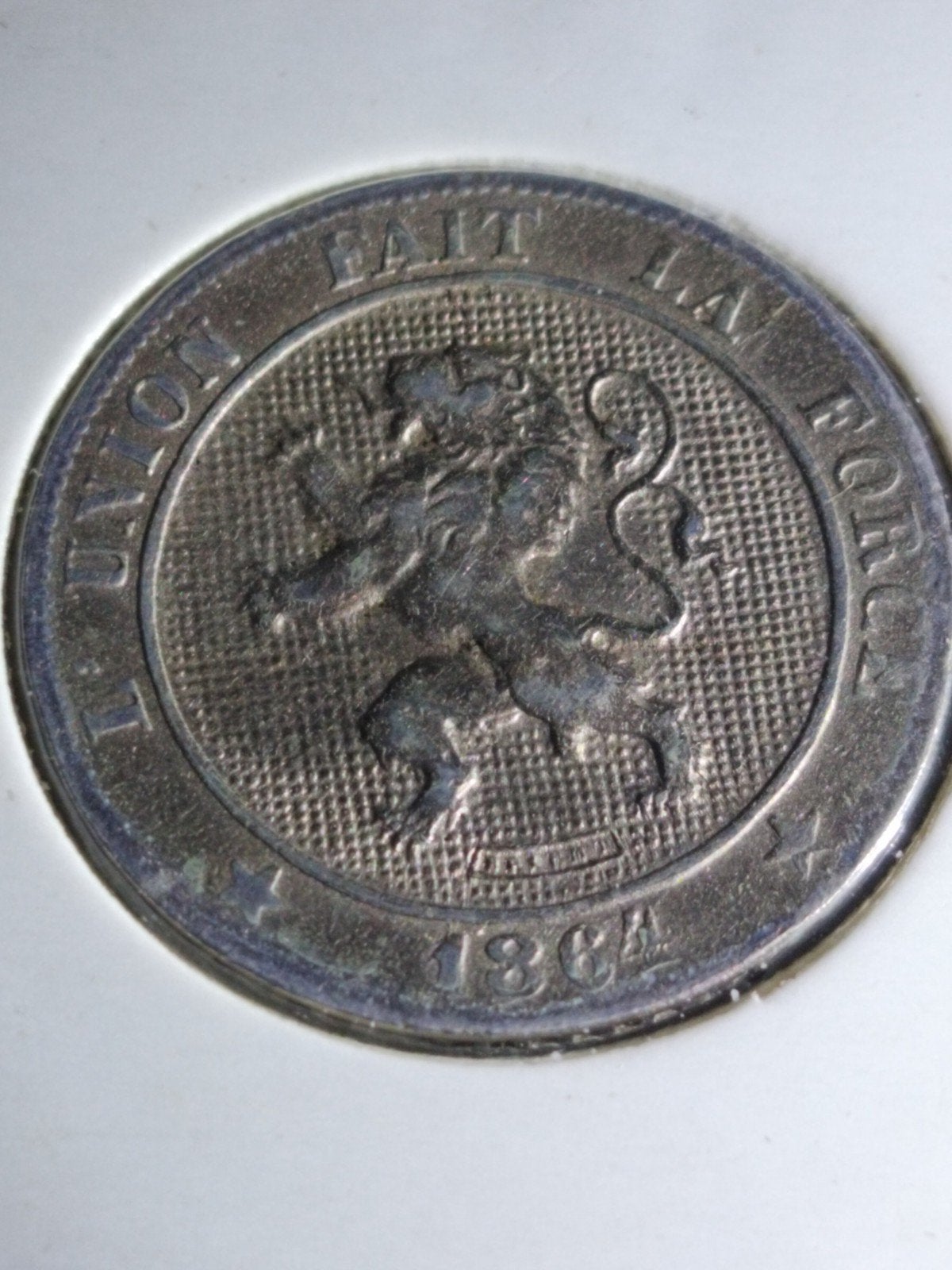 5 c 1864  Leopold 1 mooie kwaliteit, Postzegels en Munten, Munten | België, Ophalen of Verzenden