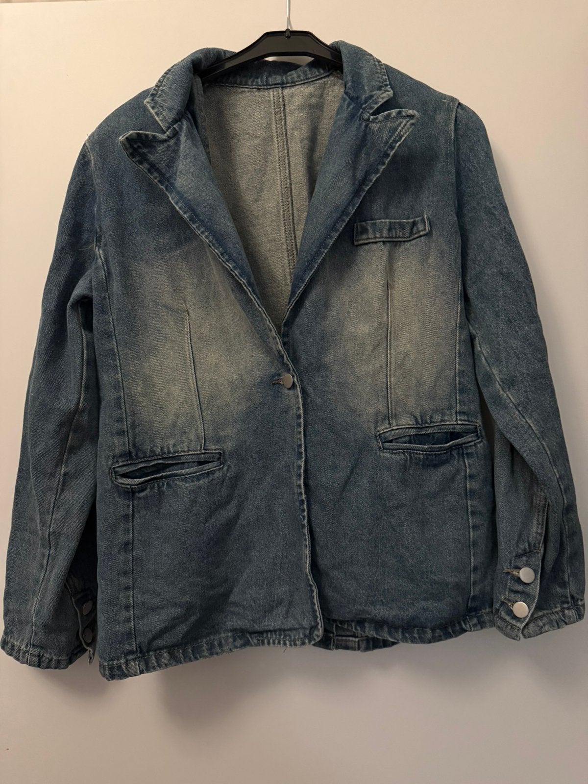 Jeans blazer maat S, Ophalen of Verzenden, Zo goed als nieuw, Maat 36 (S)