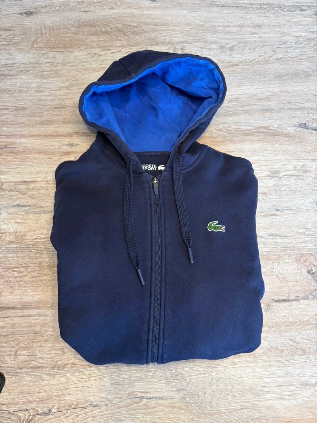 Lacoste vest, Ophalen, Zo goed als nieuw, Blauw