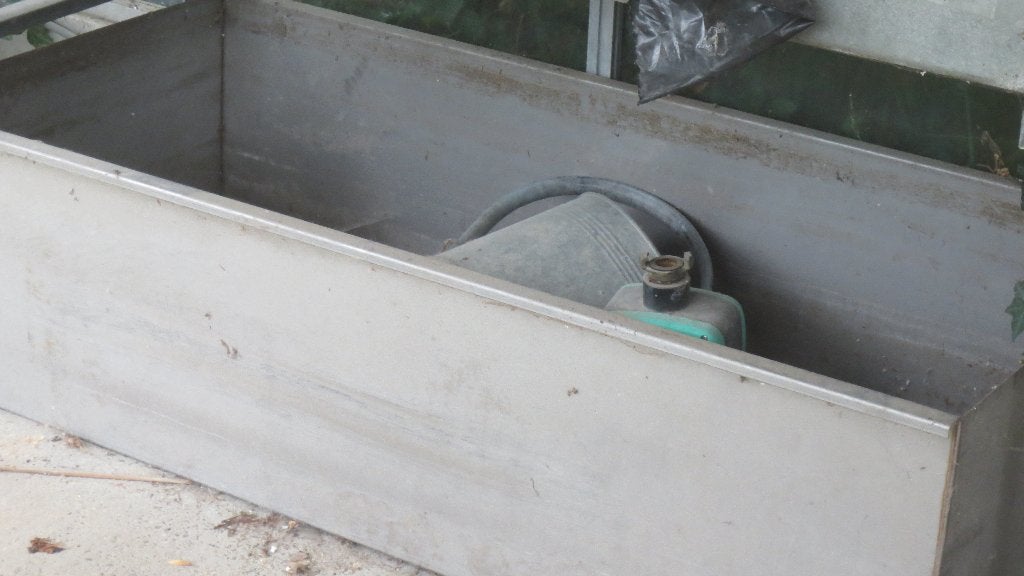 inox water opslag tank voor in serre, Tuin en Terras, Regentonnen, Ophalen, Gebruikt