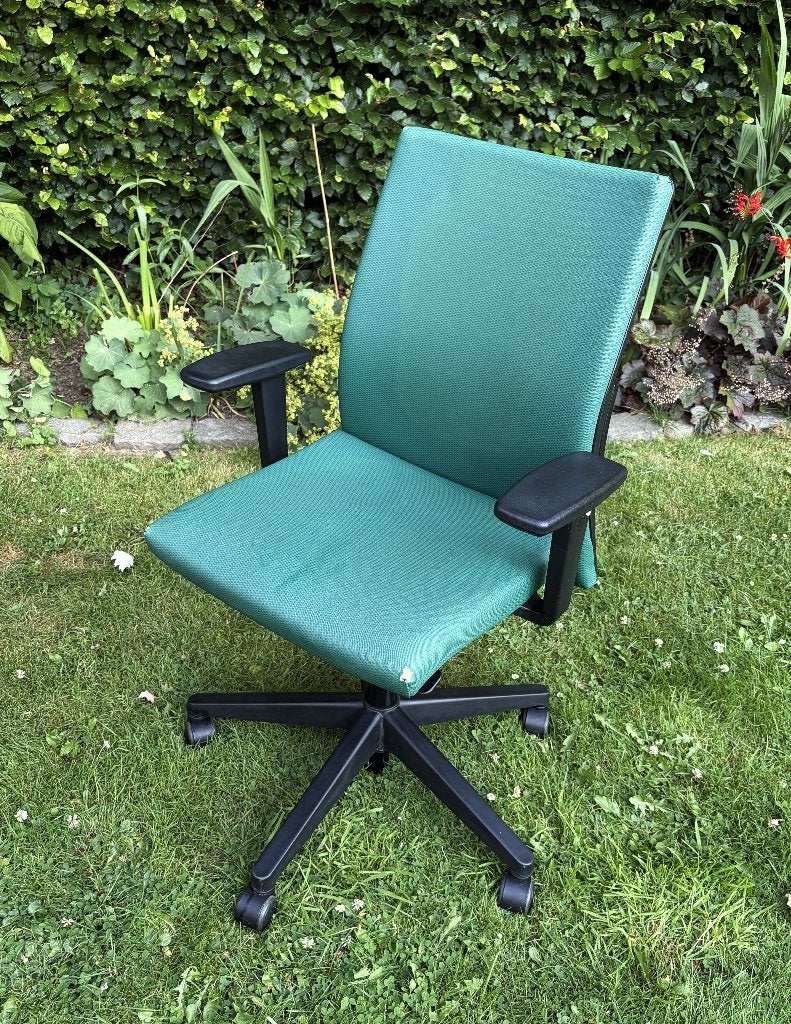 Haworth kwalitatieve, ergonomische bureaustoel, groen, Utilisé, Chaise de bureau, Ergonomique, Vert