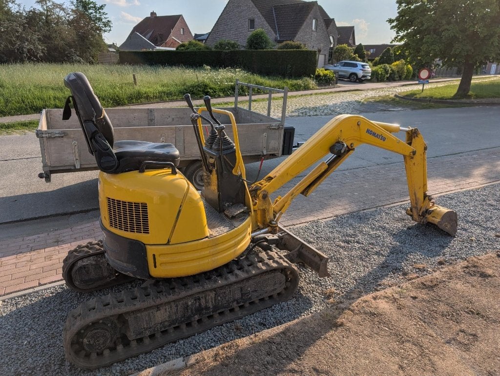 Komatsu PC09 minigraver, Zakelijke goederen, Machines en Bouw | Kranen en Graafmachines, Ophalen, Graafmachine