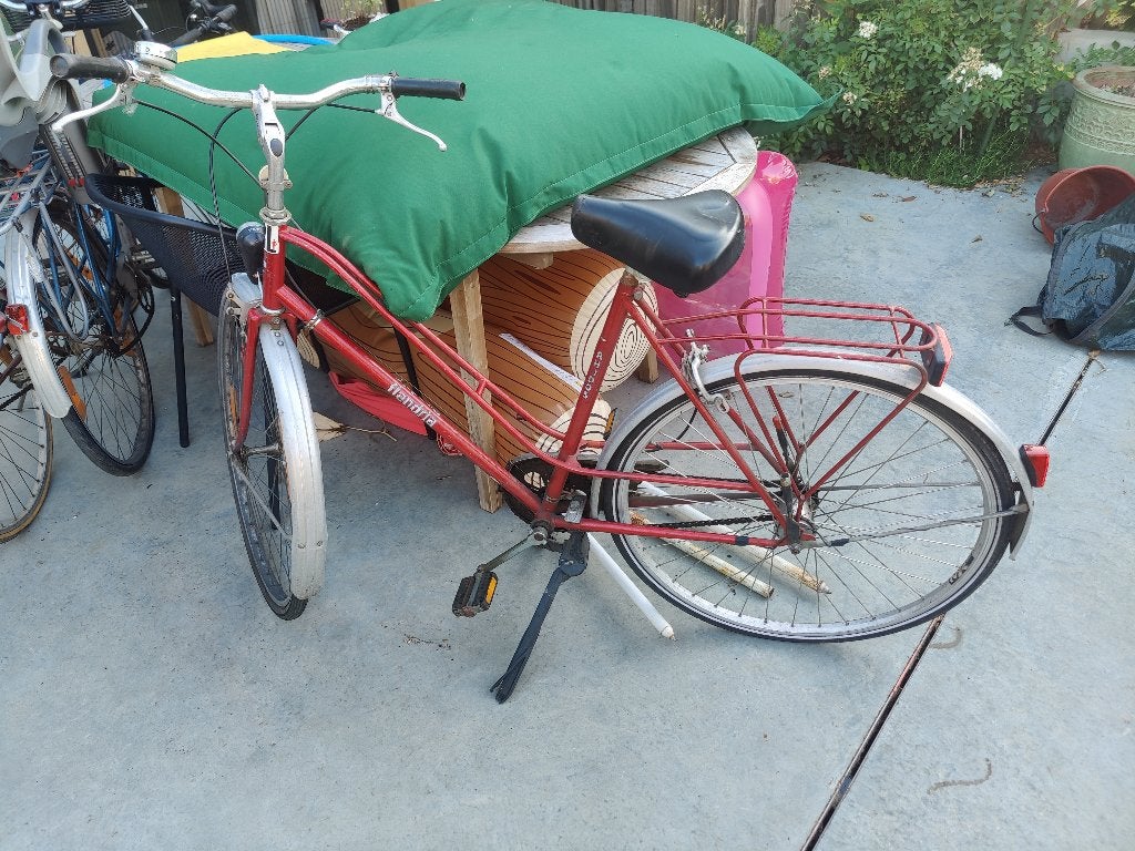 Nostalgische Flandria damesfiets, opknapper, Fietsen en Brommers, Gebruikt, Velgrem, Versnellingen, Ophalen