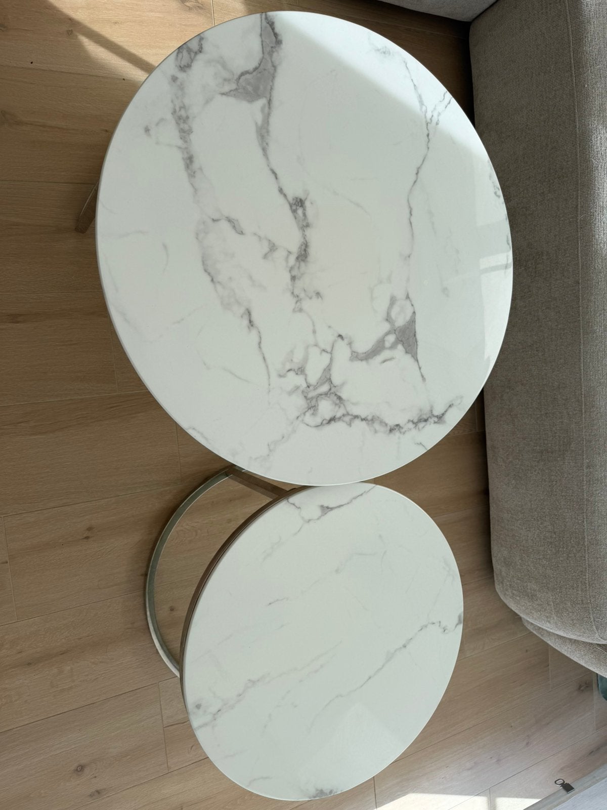 2-delig salon tafel te koop, Ophalen, Gebruikt