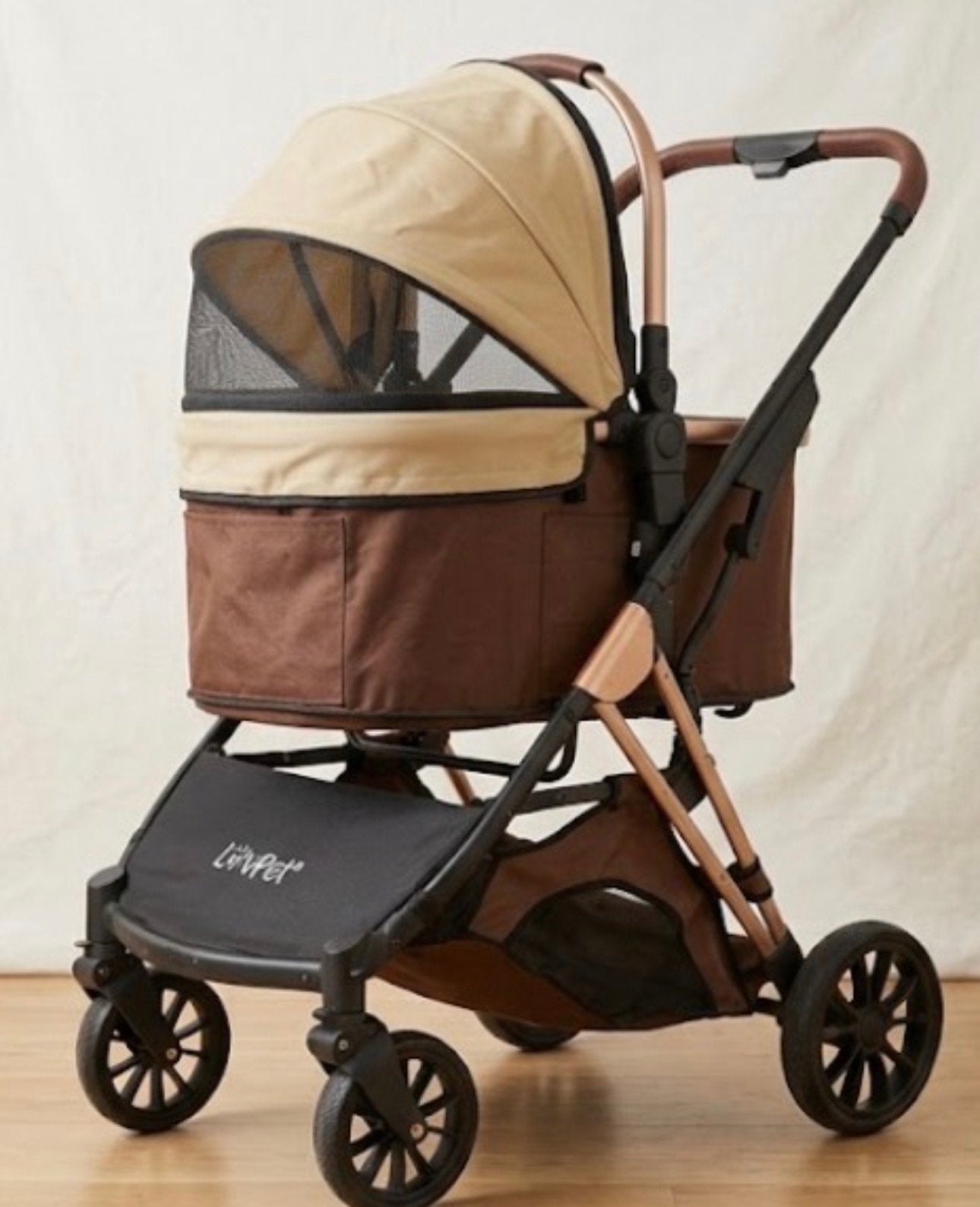 Luxe LovPet 2-in-1 Hondenbuggy –, Ophalen, Zo goed als nieuw, Hondenbuggy