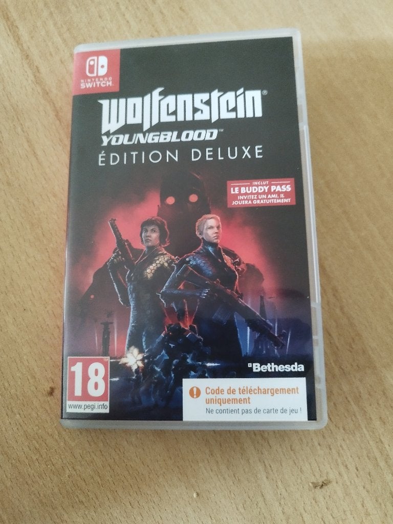 Set van twee Wolfenstein-spellen, Games en Spelcomputers, Vanaf 18 jaar, Shooter, 1 speler, Nieuw