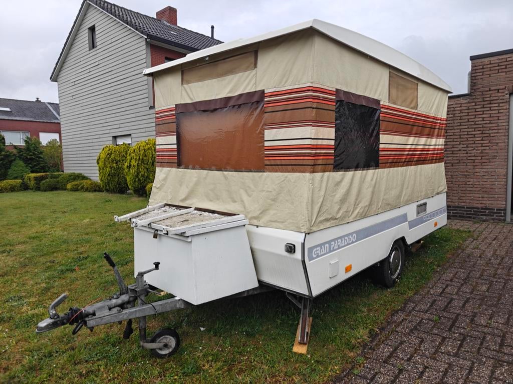 Gran paradiso met originele voortent met opknapwerkje, Caravans en Kamperen, Ophalen