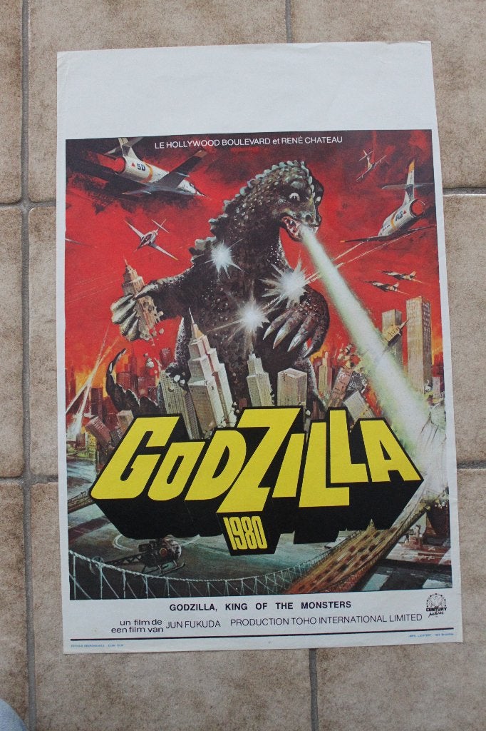 filmaffiche Godzilla Vs. Megalon filmposter, Collections, Posters & Affiches, Comme neuf, Cinéma et TV, A1 jusqu'à A3, Rectangulaire vertical