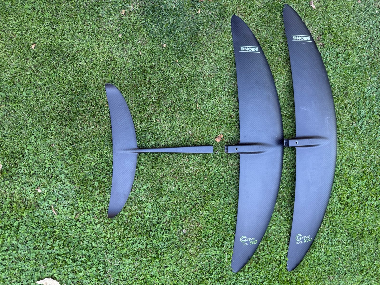 GONG Curve V2 – XXL + XL + stabilisateur XL – lot foil wing, Enlèvement, Utilisé, Wingsurf hydroptère