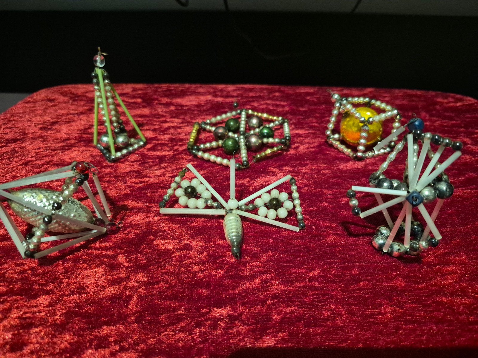 antieke kerstballen, Diversen, Ophalen of Verzenden, Gebruikt