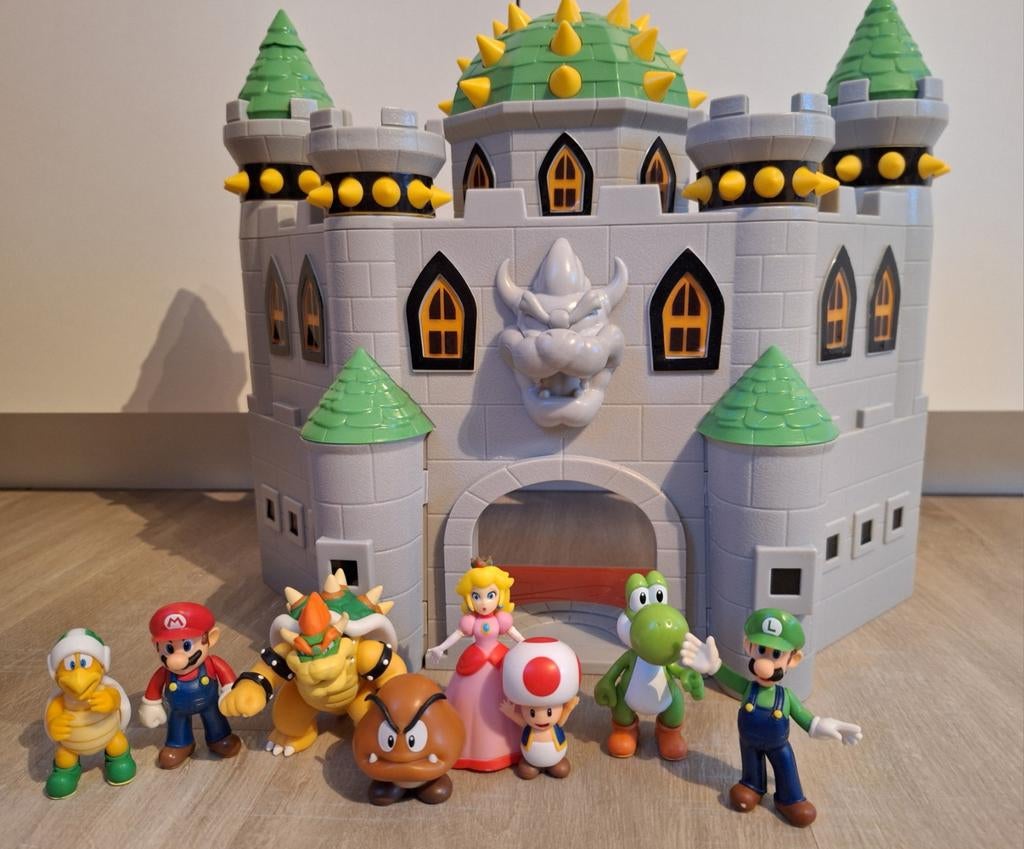 Super Mario kasteel Bowser, Enlèvement