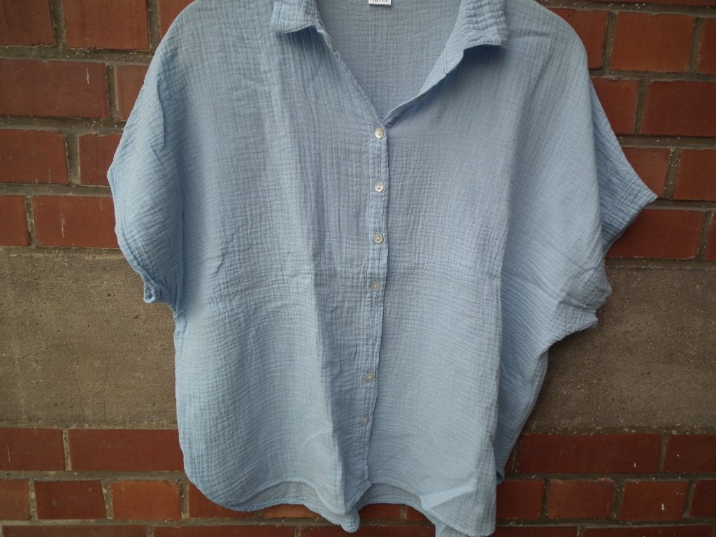 Blouse pour femme. taille 40. bleu clair. 100% coton, Neuf, Taille 38/40 (M), Bleu, Pepco