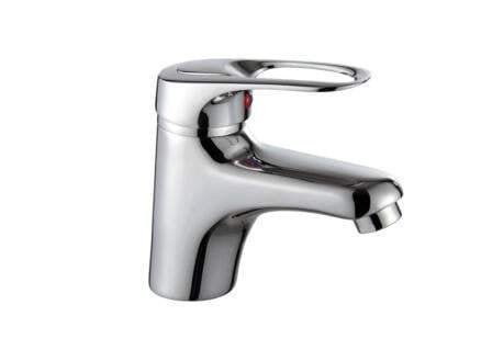 Mitigeur de lavabo Bologna avec vidange automatique, Enlèvement, Comme neuf, Chrome, Robinet