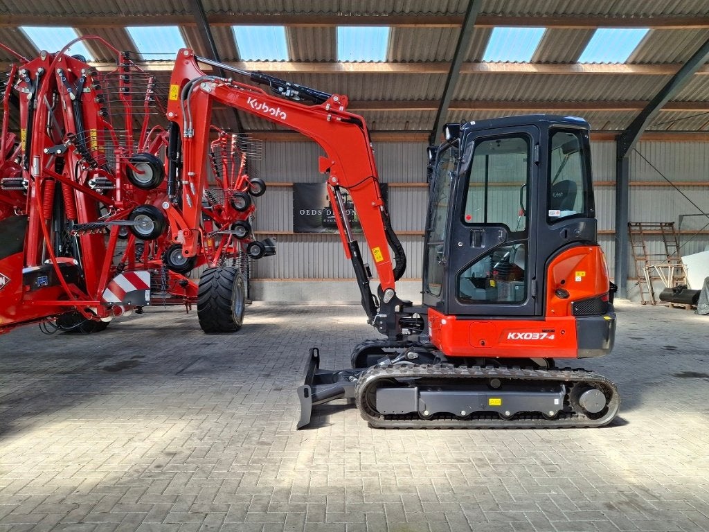 Kubota KX037-4 HI, minigraver, BJ2026, Airco, 2 stuks, Nieuw, Ophalen, Nieuw