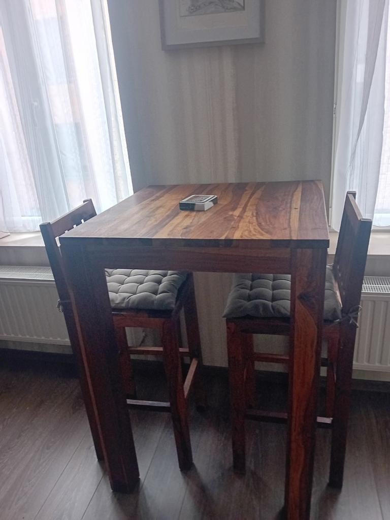 Bartafel teak (kan ook buiten), Ophalen